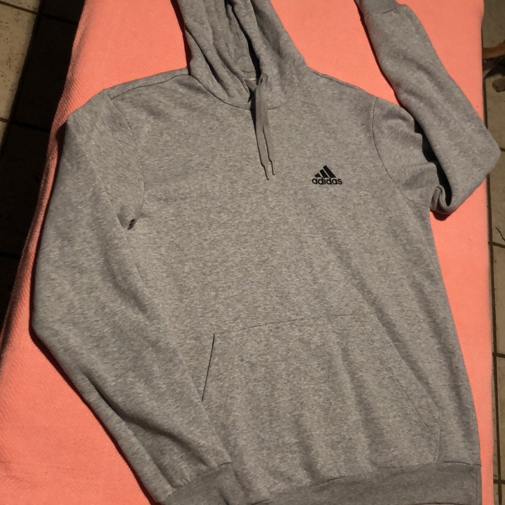 ⬇️⭐️ adidas Men’s Athletic Drawstring Hooded Sweatshirt - Picture 4 of 9